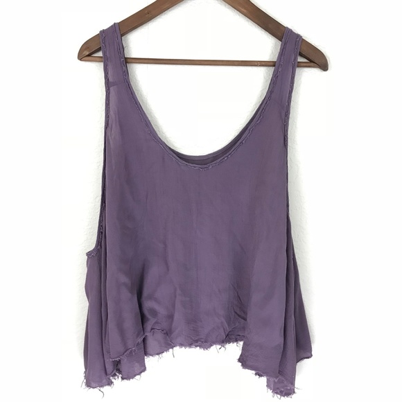 Free People Tops Intimately Purple Tank Size Small Poshmark
